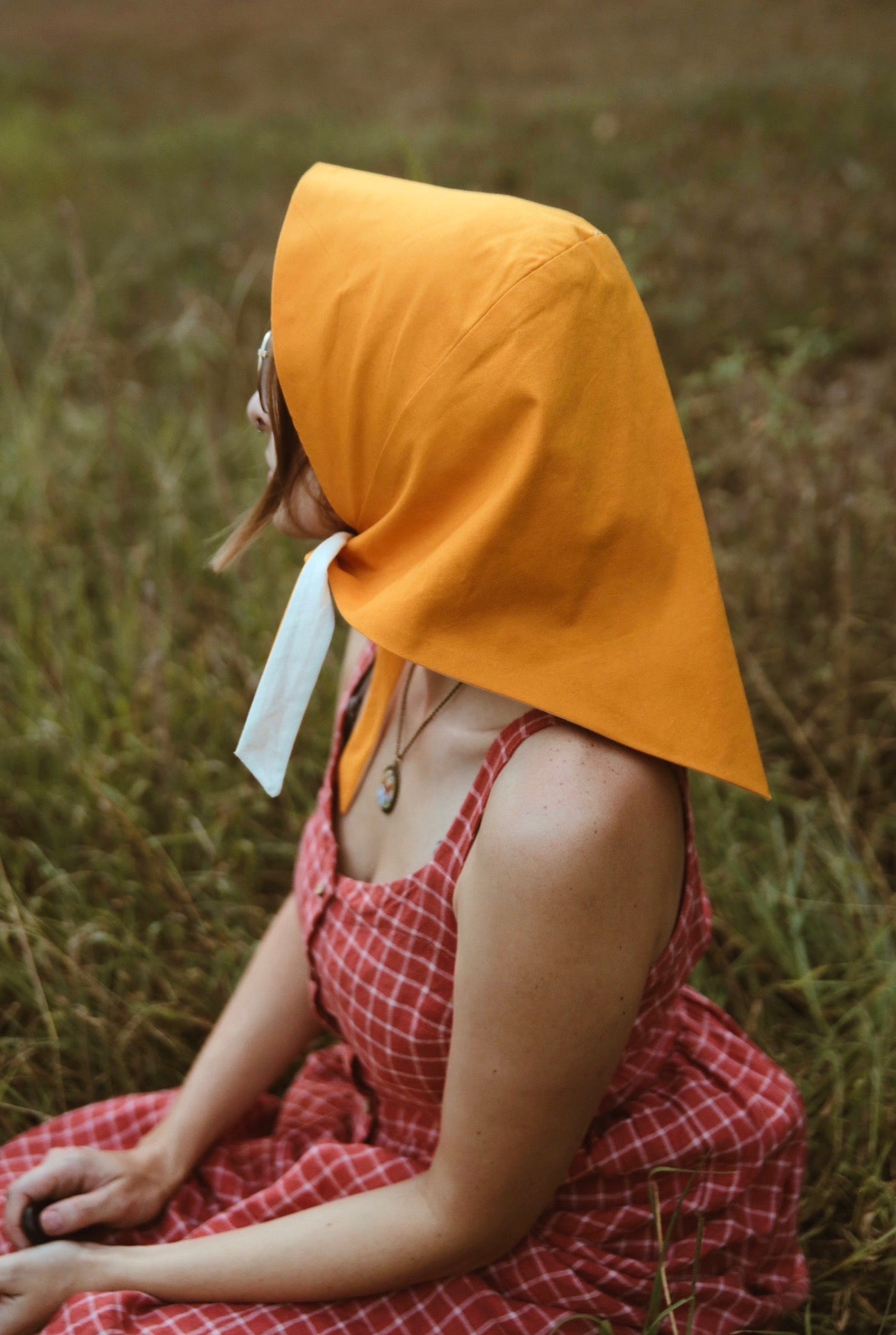Adult Sophia Headscarf - Goldenrod Yellow