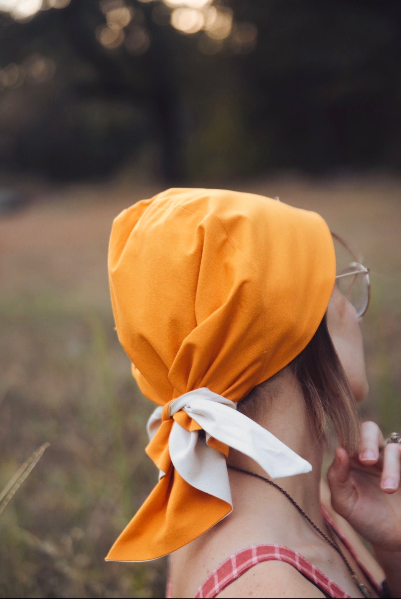 Adult Sophia Headscarf - Goldenrod Yellow