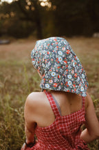 Adult Sophia Headscarf - Navy Floral