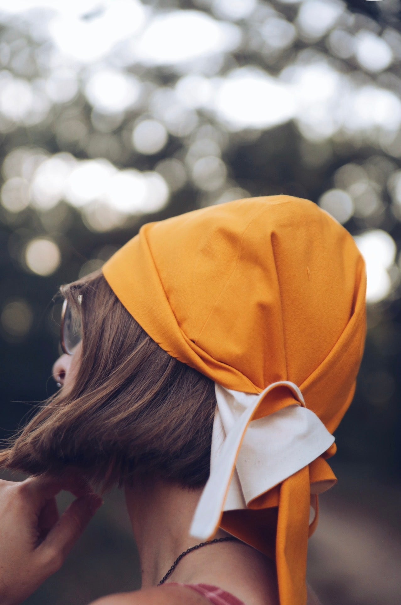 Adult Sophia Headscarf - Goldenrod Yellow