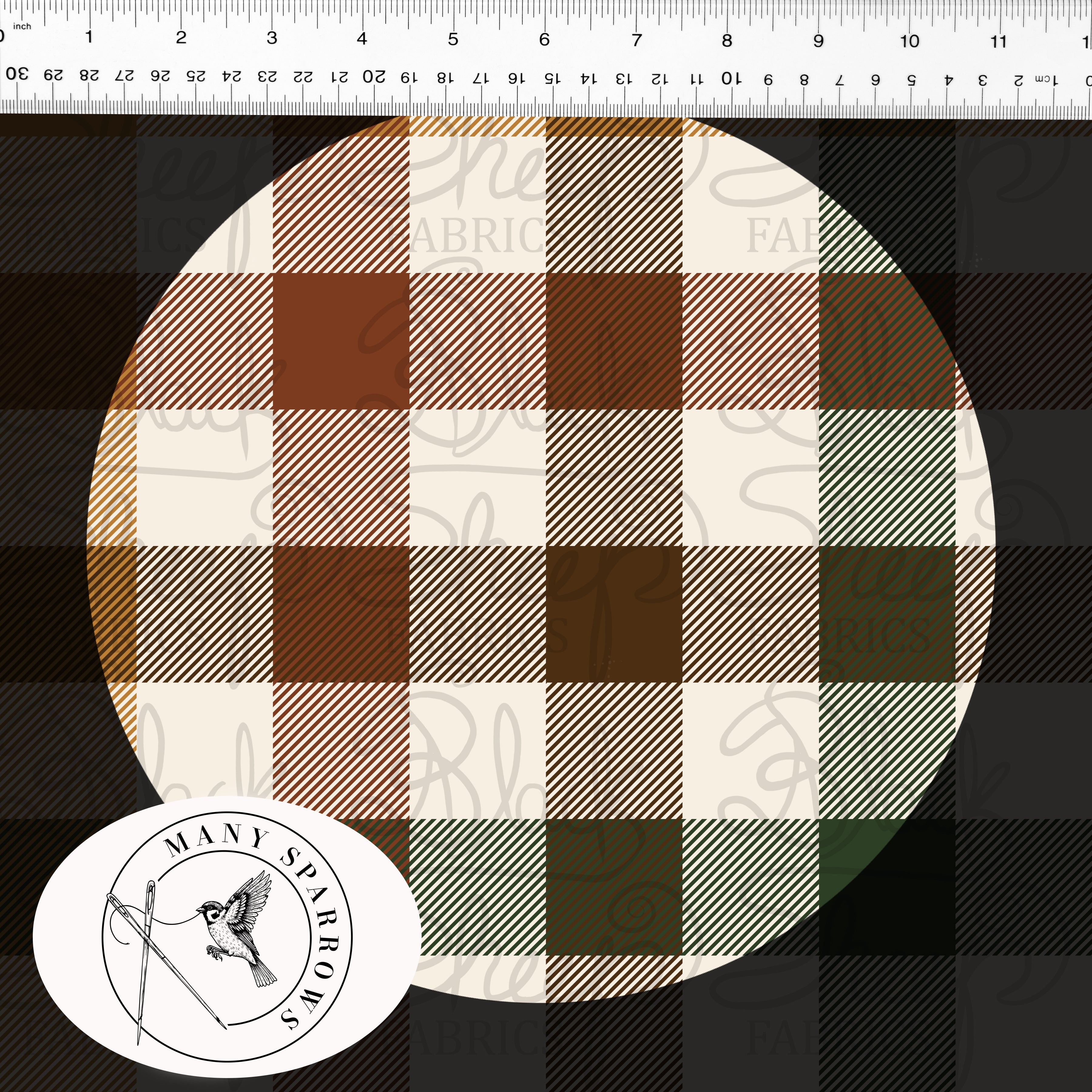 Autumnal Gingham Large