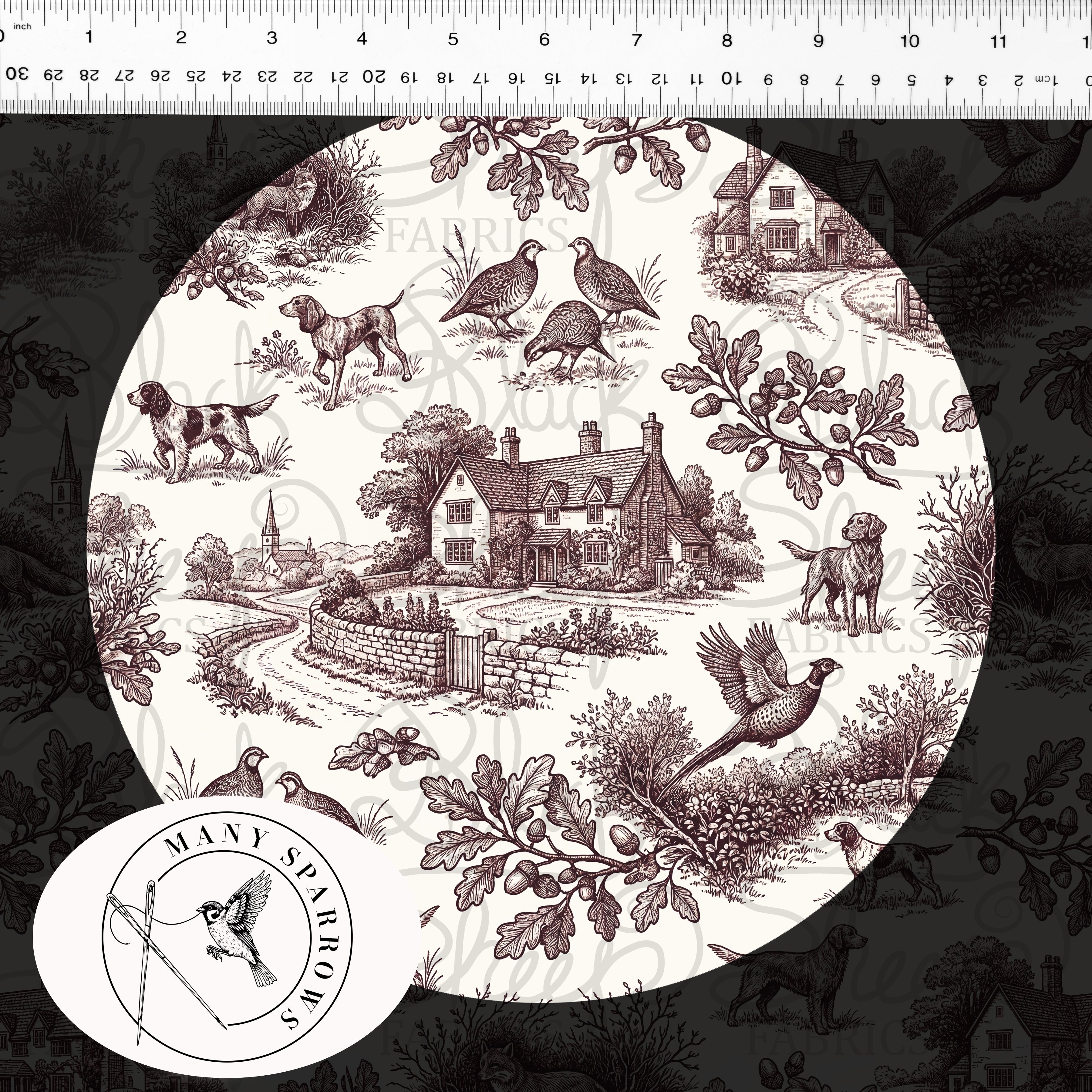 English Countryside Toile
