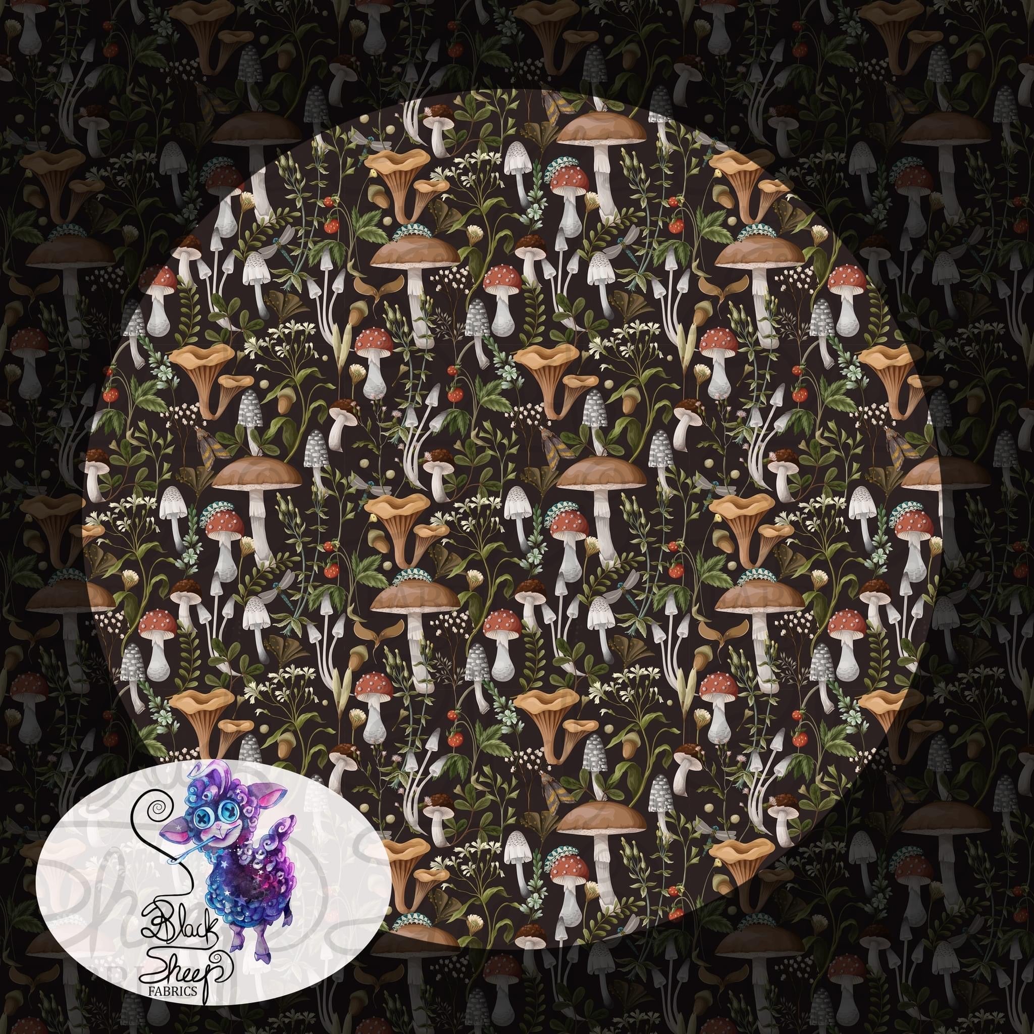 Leaves & Mushrooms Small