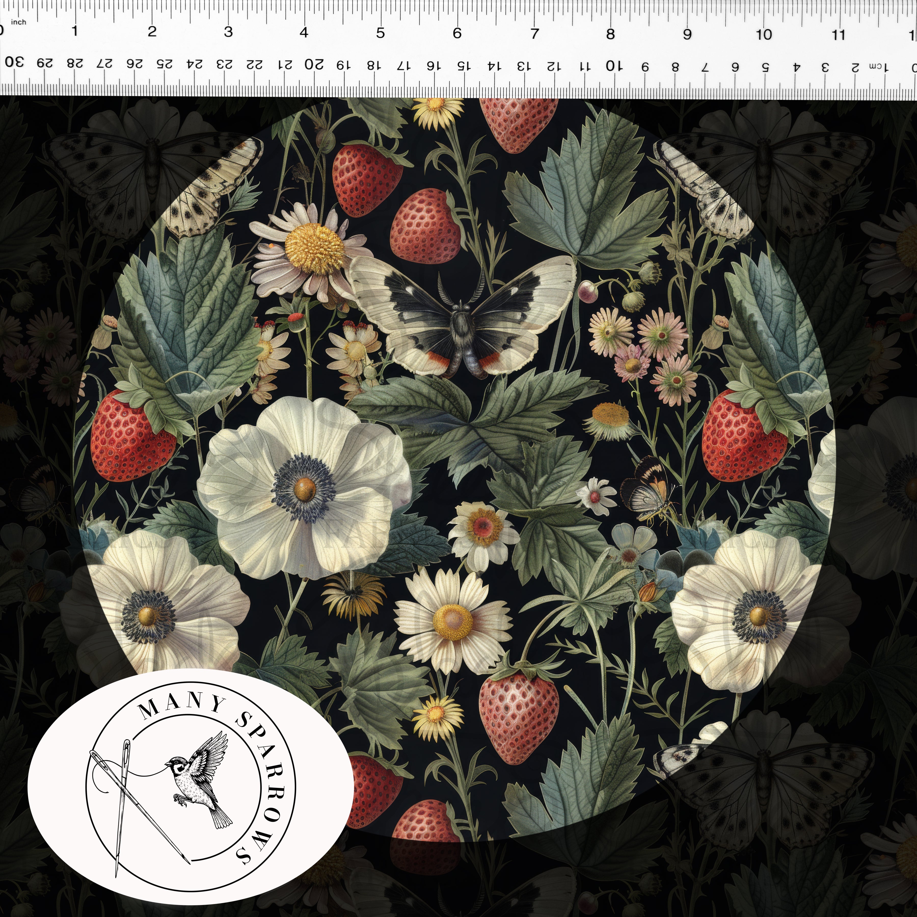 Berries & Poppies Large