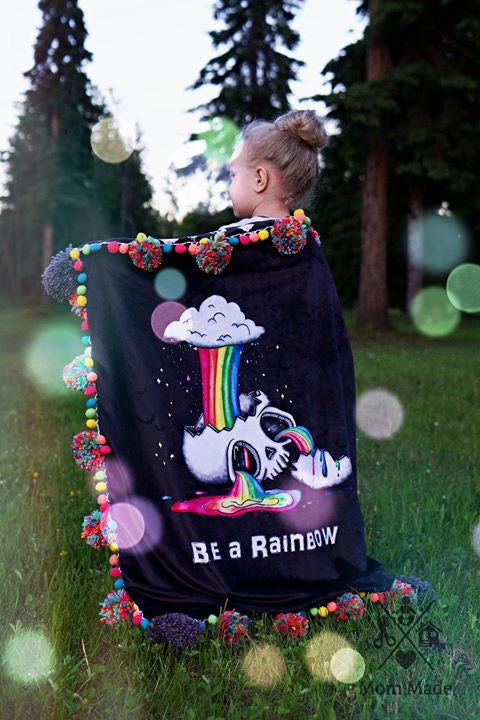 Be A Rainbow Toddler Blanket Set